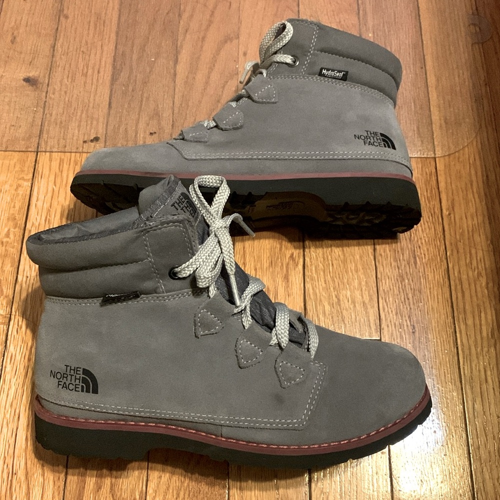 Gray Suede Boots